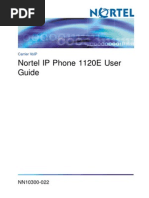 Nortel IP Phone 1120E User Guide