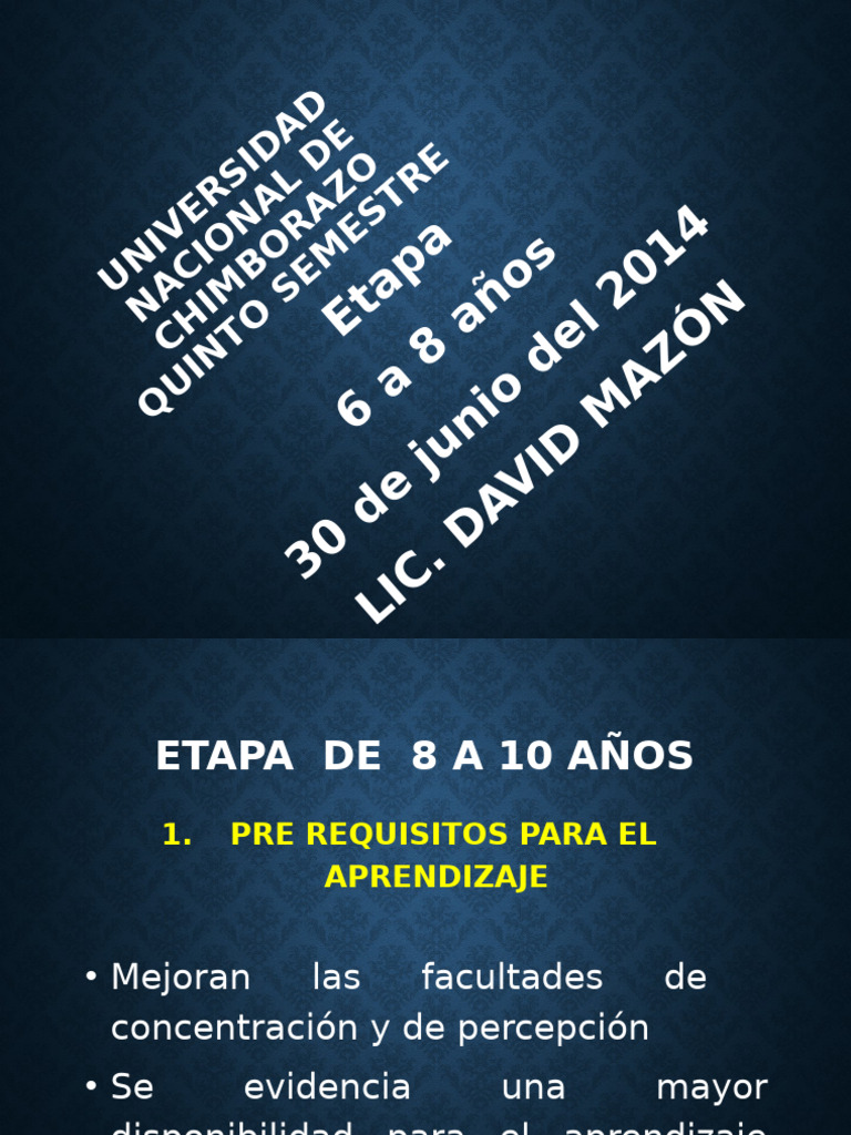 8 A 10 Años | PDF