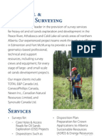 Heavy Oil and Oilsands Surveying - Flatsheet