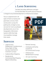 Municipal Land Surveying - Flatsheet