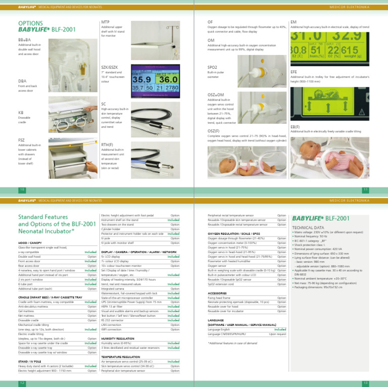 BLF Standard and Options | PDF | Flow Measurement | Manufactured Goods