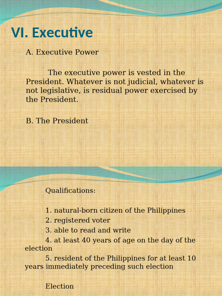 Philippine Presidential Powers Overview | PDF | Pardon | Presidents Of ...