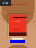 Murphy M Lynne Lexical Meaning | PDF | Lexicon | Word