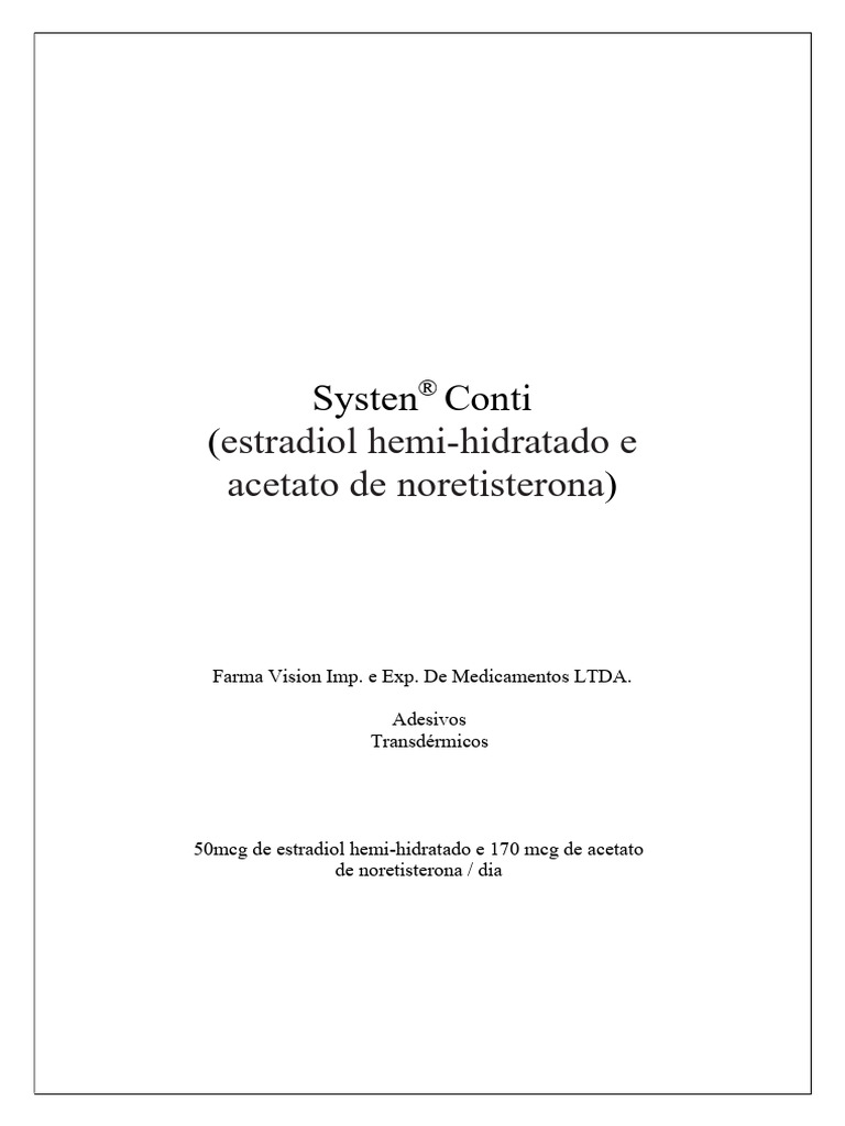 Systen-Conti Bula | PDF | Câncer | Gravidez