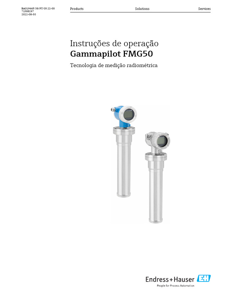 Instruções de Operação Gammapilot FMG50 | PDF | Android (sistema ...