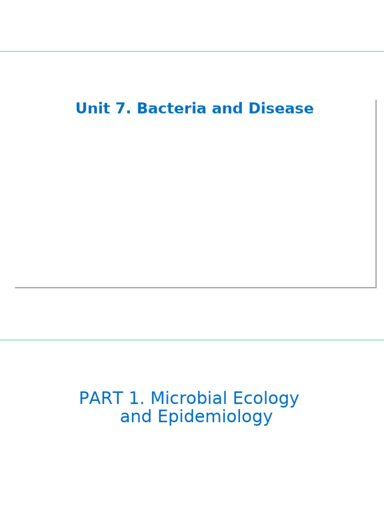 Unit 7a Bacteria and Disease 2 | PDF | Infection | Biofilm
