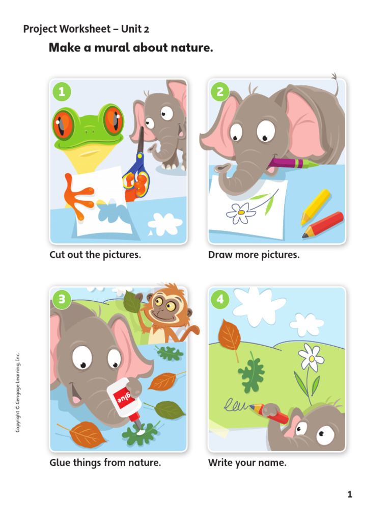 Nature Mural Project Worksheet | PDF