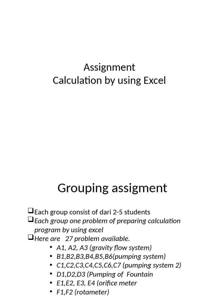 Excel Calculation Group Assignment | PDF | Soft Matter | Mechanical ...