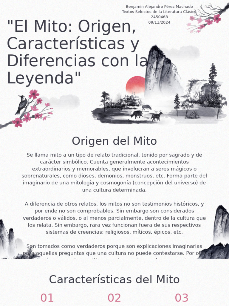 Mito y Leyenda | PDF | Leyendas