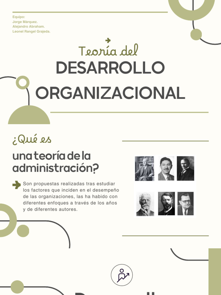 Teoría y Desarrollo Organizacional | PDF | Comportamiento | Teoría