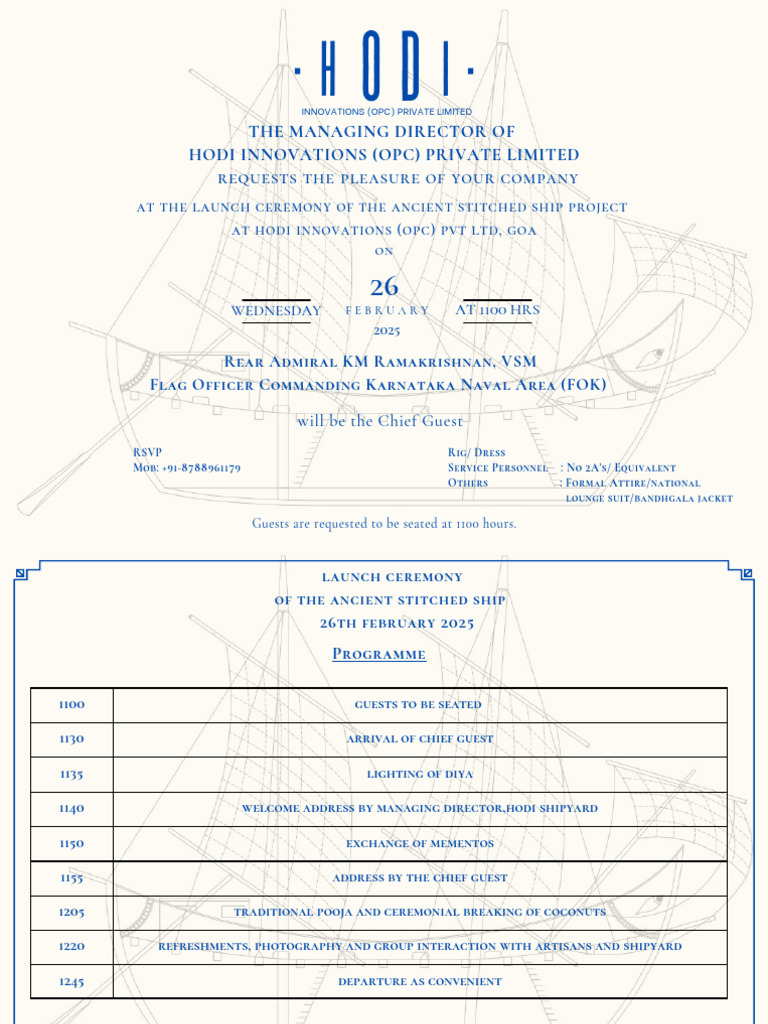 The Managing Director of Hodi Innovations (Opc) Private Limited | PDF