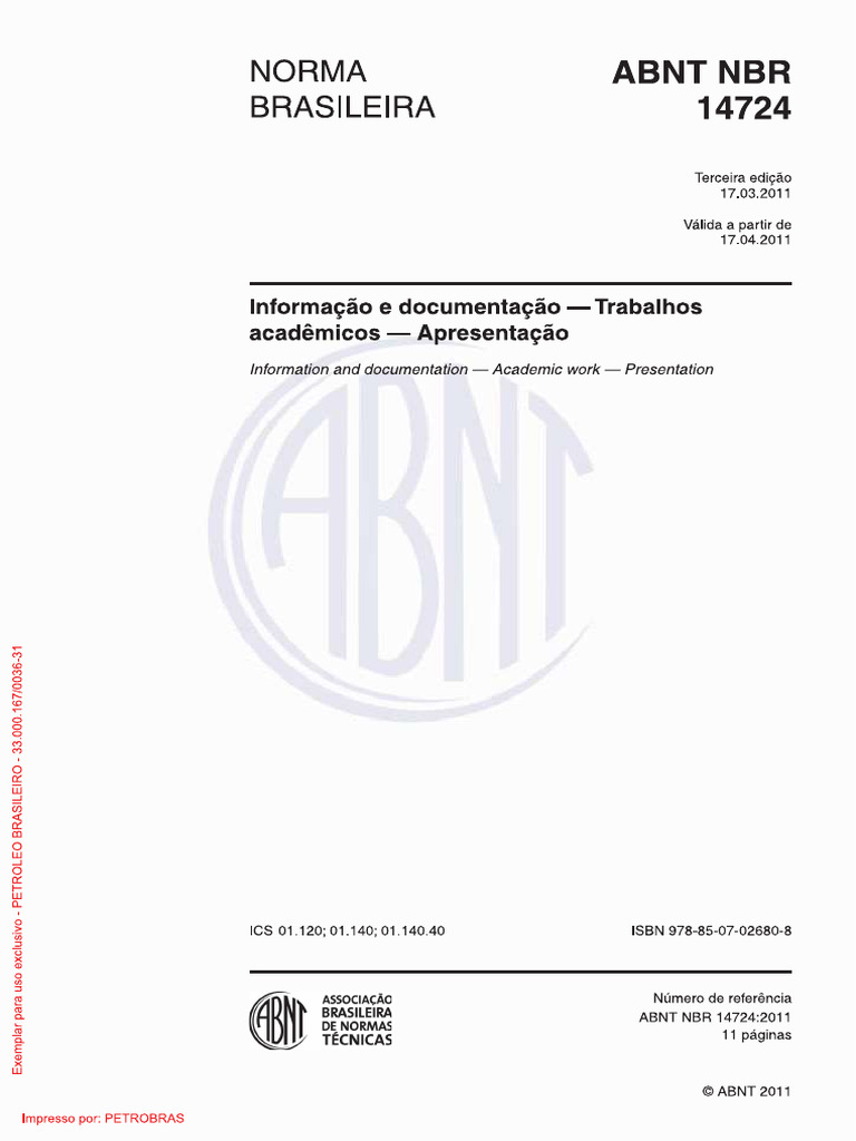Abnt - 2011 | PDF
