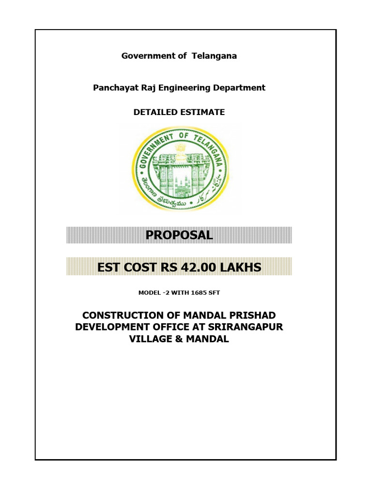 MODEL -2 MPDO OFFICE-42 L | PDF | Concrete | Construction Aggregate