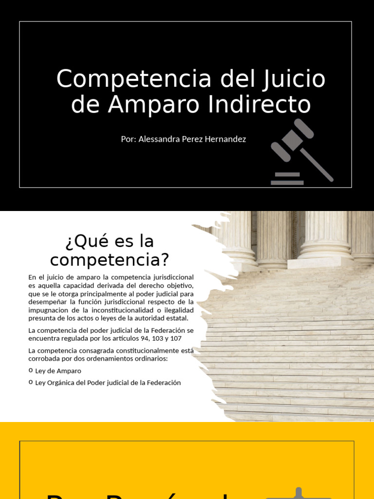 Competencia en Juicio de Amparo Indirecto | PDF | Judicaturas ...