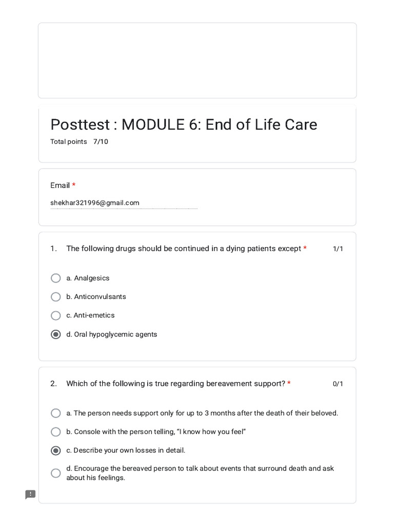 End of Life Care: Key Concepts and Support | PDF | End Of Life Care ...