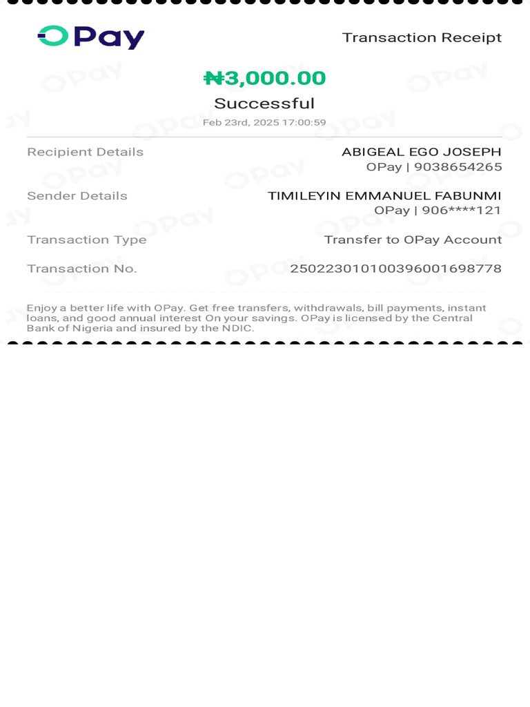 Transaction Receipt-250223010100396001698778 | PDF