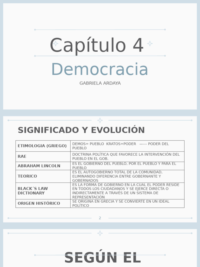 Tipos y Evolución de la Democracia | PDF | Democracia | Ideologías ...