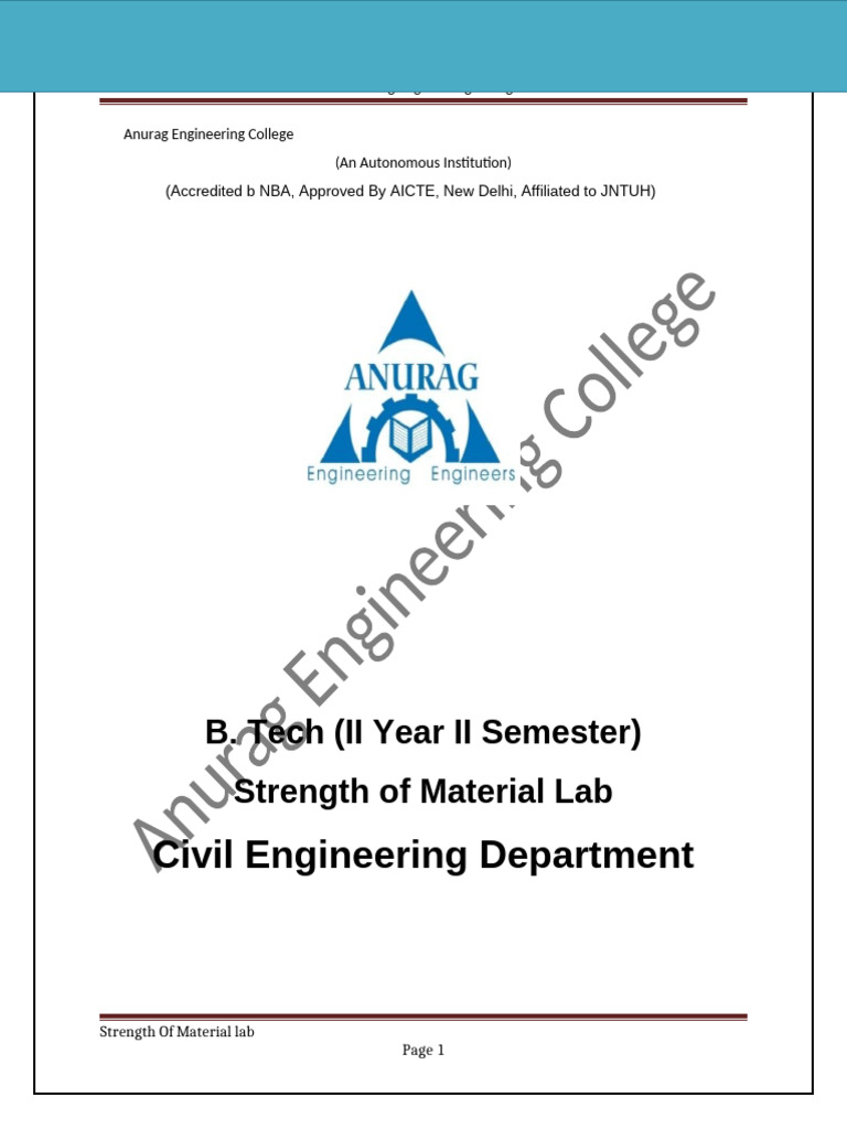 NEW SOM | PDF | Deformation (Engineering) | Yield (Engineering)