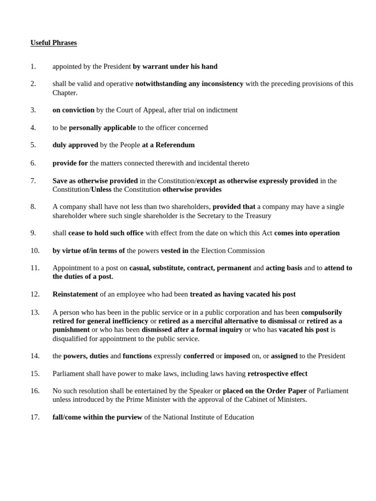 Phrases For Translation | PDF