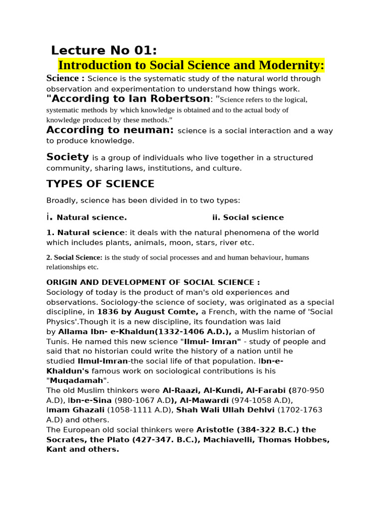 Introduction to Social Science Concepts | PDF | Social Sciences | Science