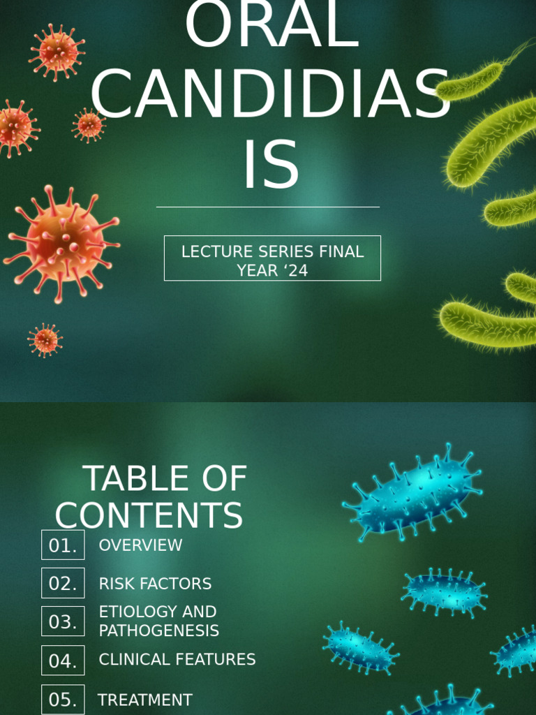Oral Candidiasis Overview and Treatment | PDF | Candidiasis | Candida ...