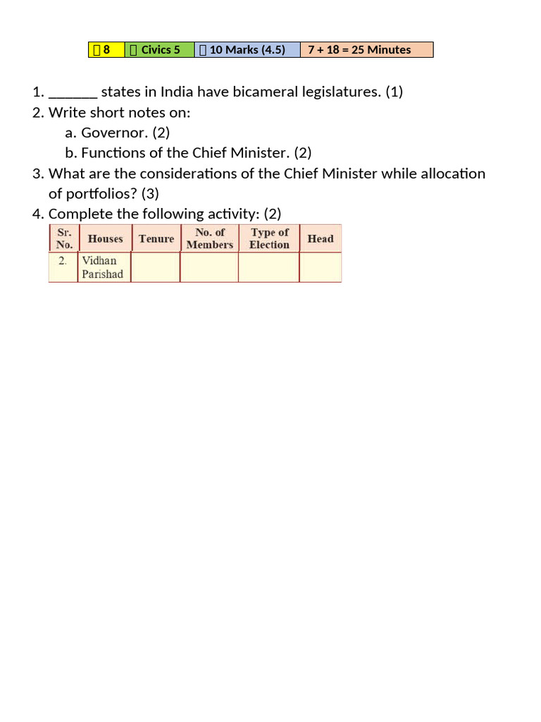 8 Civics 5 | PDF