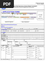 Application Form NC II Renewal | PDF