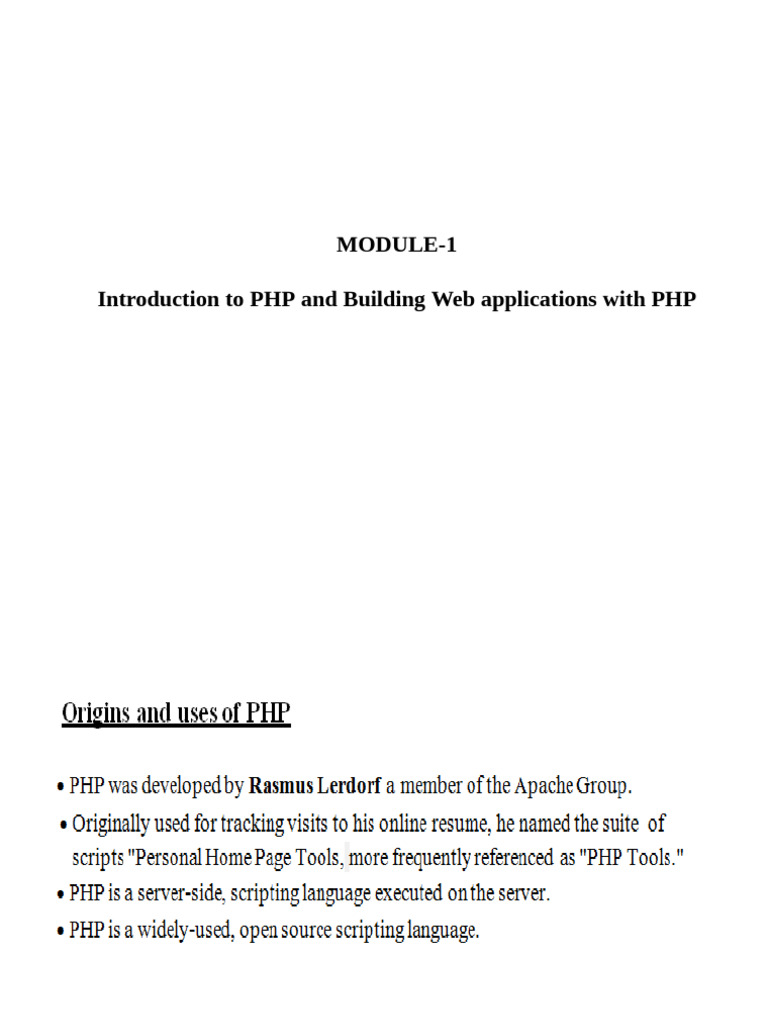 Module 1 | PDF