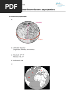 Types de Projections Cartographiques | PDF | Géophysique | Cartographie