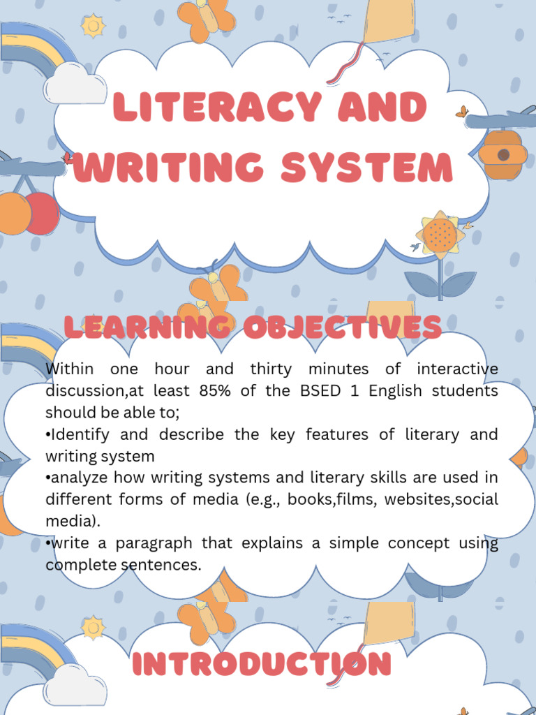 Literacy and Writing System Language Culture and Society 20250212 ...