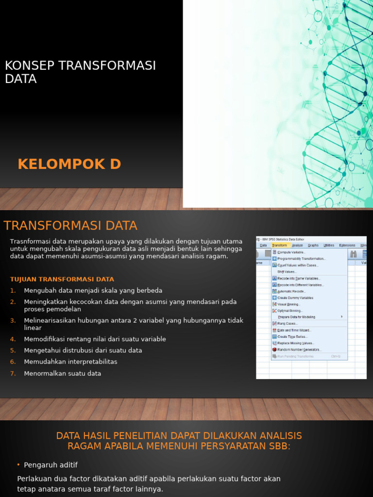 Konsep Tranasformasi Data | PDF