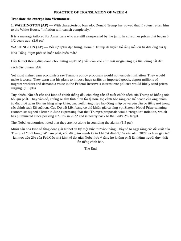 Practice of Translation | PDF