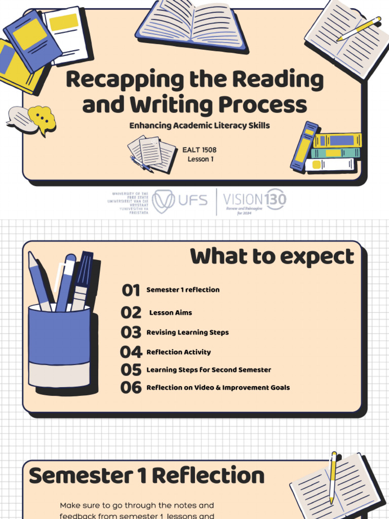 Lesson 1 Recapping reading & writing process_ | PDF