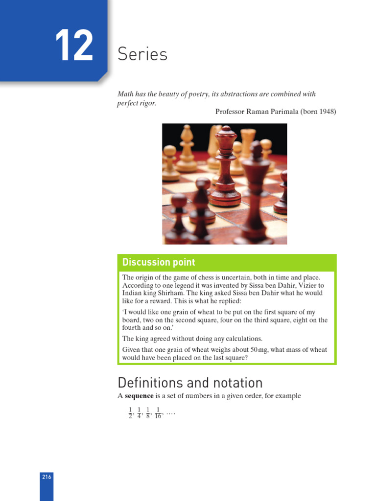 Chess and Binomial Theorem Explained | PDF | Summation | Mathematics
