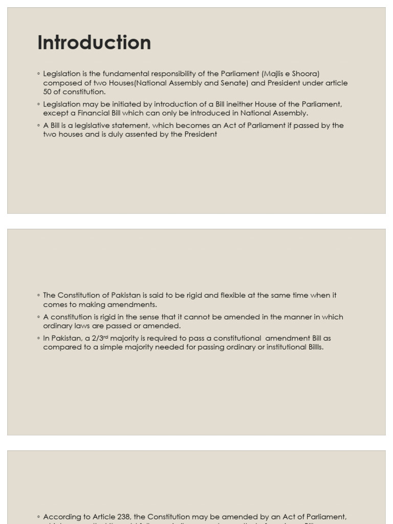 Pakistan Constitution Amendments | PDF | Parliament Of Pakistan ...