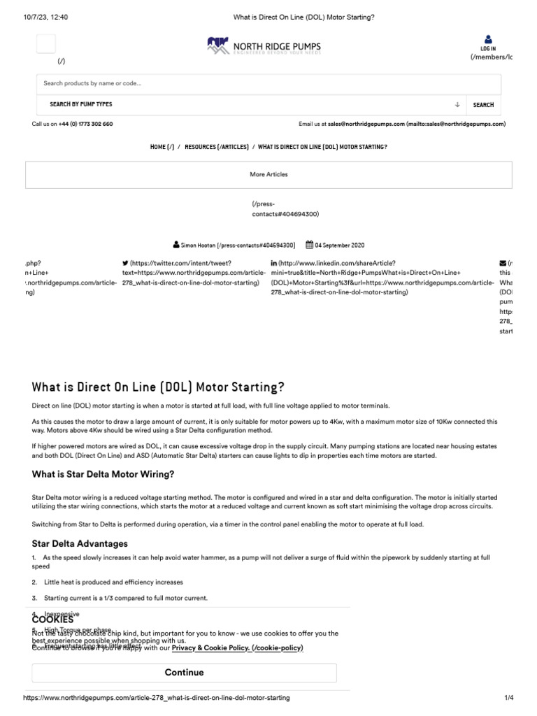 Arranque Directo - What is Direct On Line (DOL) Motor Starting_ | PDF ...
