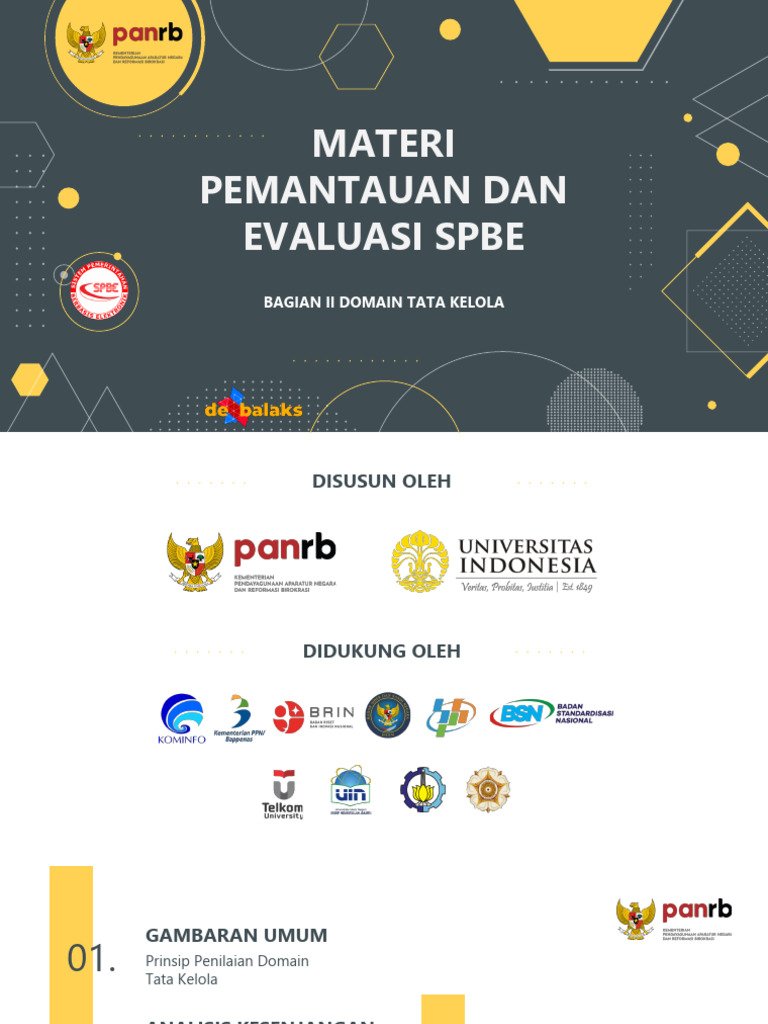 Evaluasi Tata Kelola SPBE 2022 | PDF