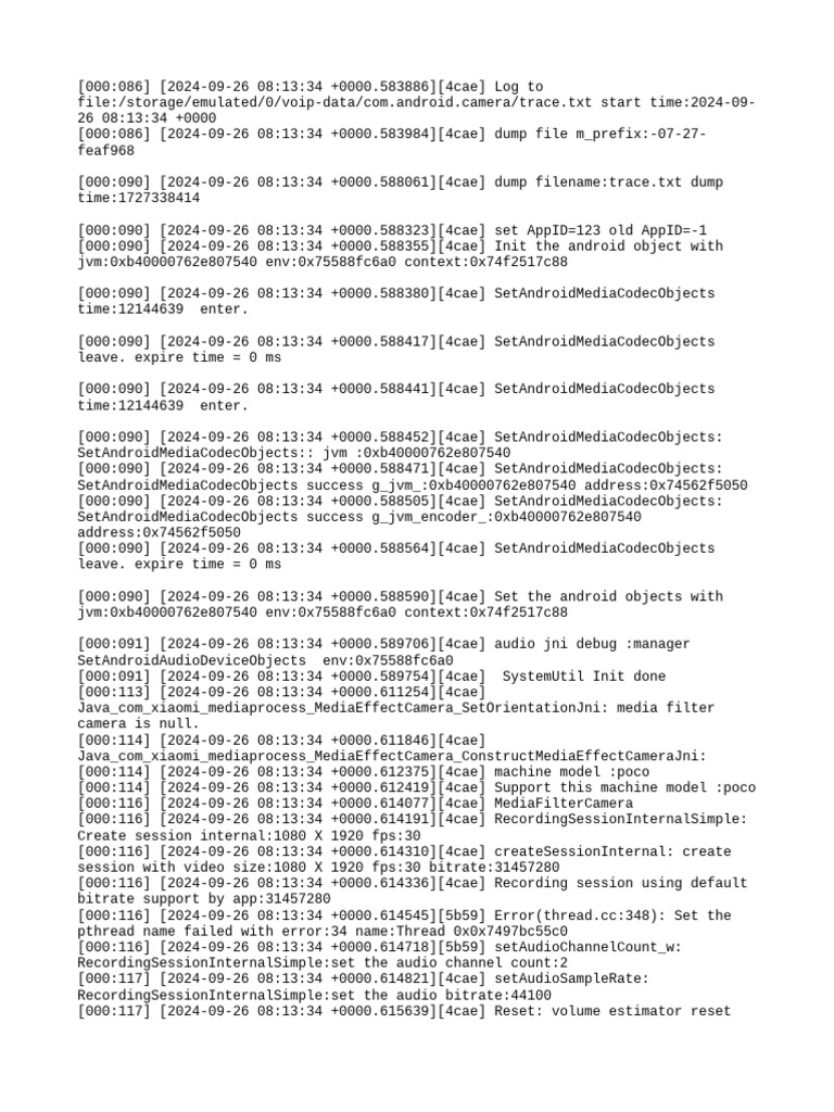 Android Camera Media Processing Log | PDF | Shader
