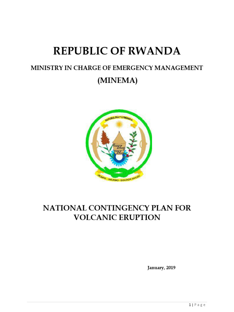 Contingency Plan For Volcanic Eruption | PDF | Volcano | Types Of ...