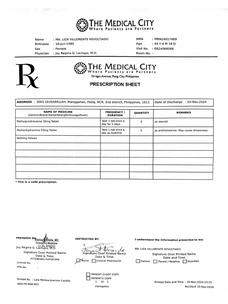 Prescription | PDF