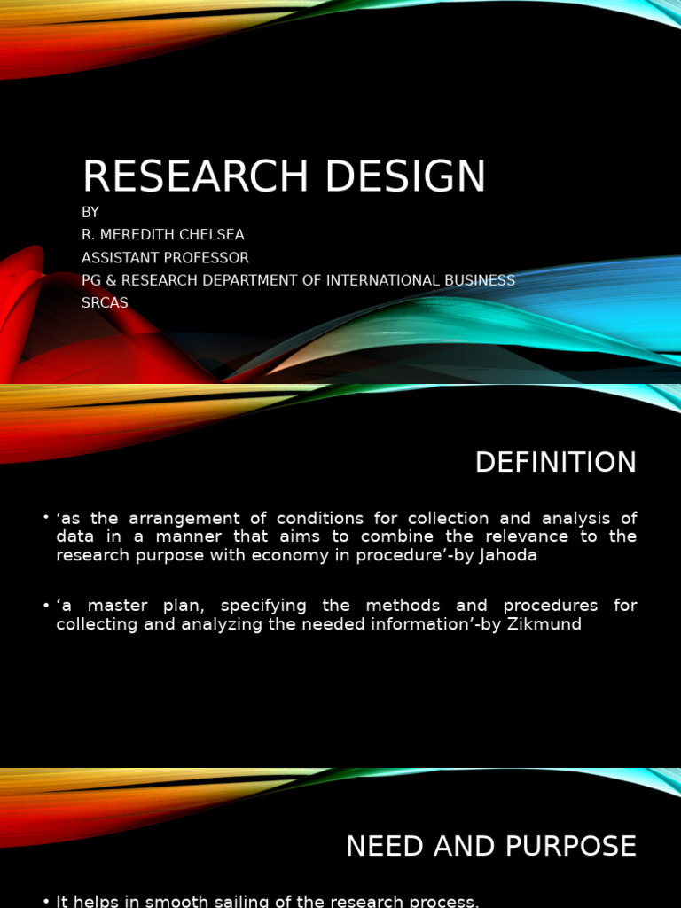 Research Design Pdf Experiment Design Of Experiments