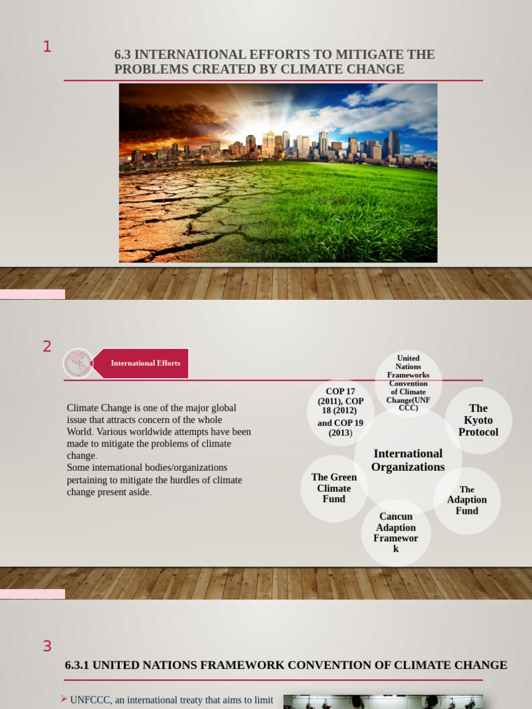 International Climate Change Mitigation Efforts | PDF | Kyoto Protocol ...