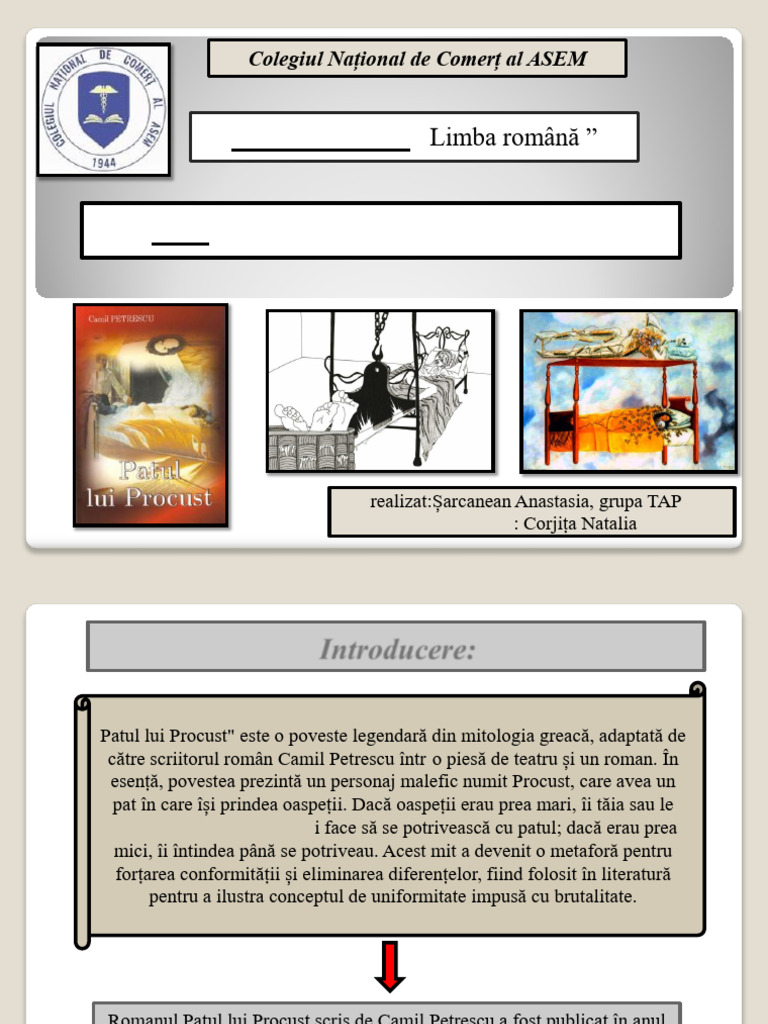 Patul Lui Procust | PDF