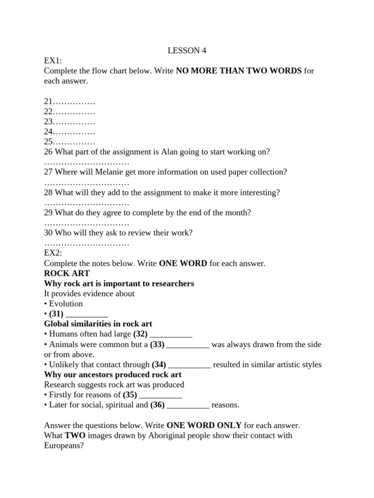 Lesson 4-8 Practice Exercises and Answers | PDF | Taste | Homer