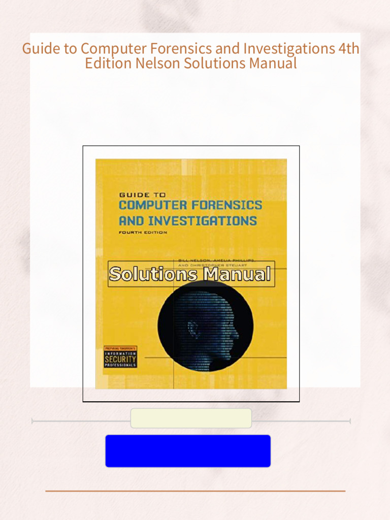 Get Guide to Computer Forensics and Investigations 4th Edition Nelson ...
