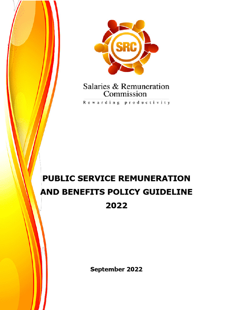 SRC Public Service Salary Guidelines 2022 | PDF | Cost Of Living | Salary