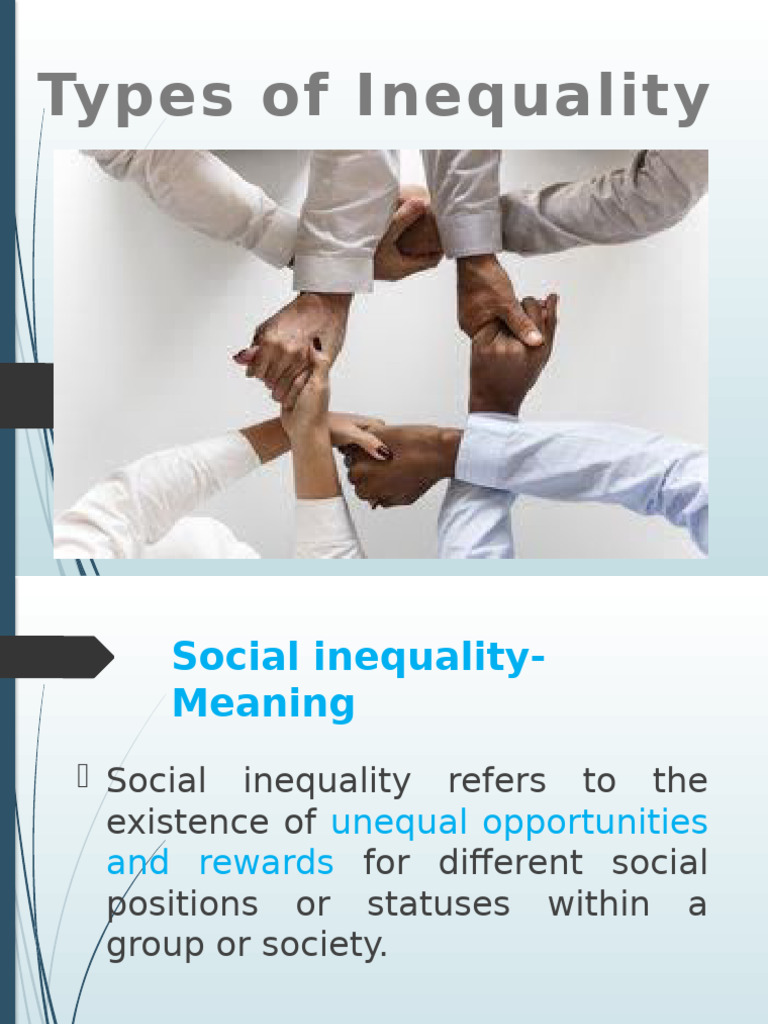 Understanding Social Inequality Types | PDF | Discrimination & Race ...