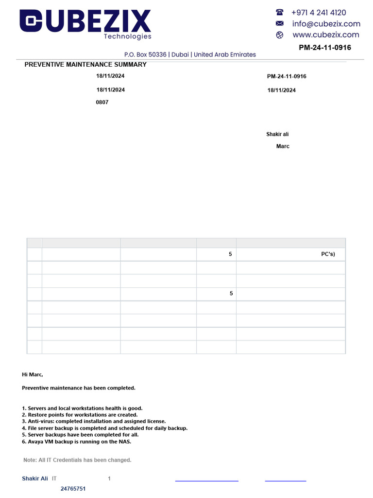 IT Preventive Maintenance | PDF | Antivirus Software | Computing