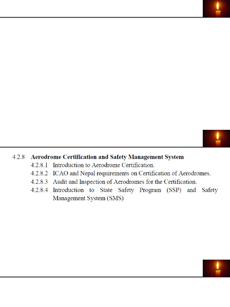 Aerodrome Certification and Safety Guide | PDF | Audit | Safety