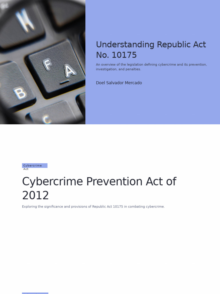 F324 M003 RA10175 - The Cybercrime Prevention Act of 2012 | PDF ...